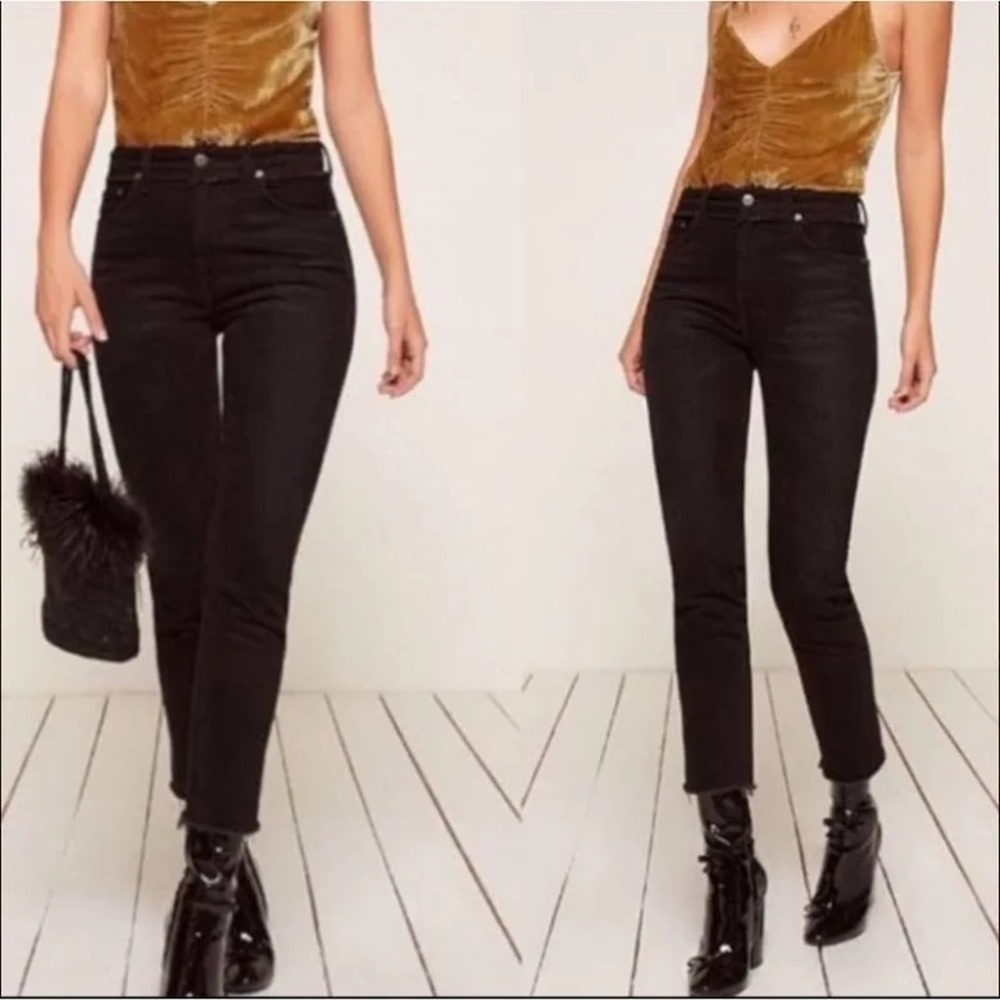 Reformation Julia Cropped Cigarette Jeans